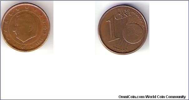 Belgium

Year: 1999
Denomination:
1 Euro Cent