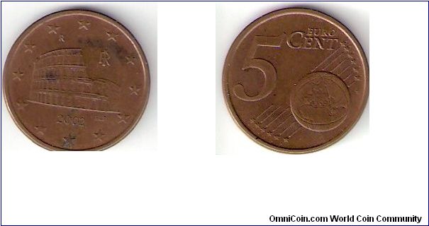 Italy

Year: 2002

Denomination:
5 Euro Cent