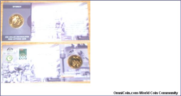 1 Dollar. Officially Sealed Millennium 1$ for the OLYMPHILEX 2000. Presentation Pack.