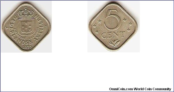 5 cent
copper-nickel
square coin
