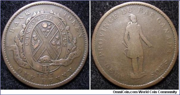 Bank of Montreal One Penny Token