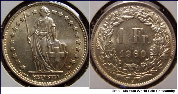 1960B 1 Franc