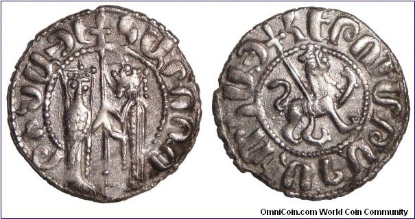 ARMENIA (KINGDOM)~AR Tram 1226-1252 AD. Under King: Hetoum & Queen: Zabel.