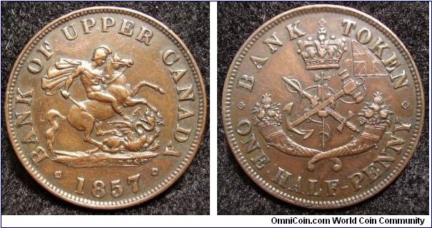 Upper Canada Bank Token Br-719 this coin had 300 variations.