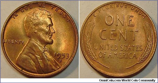 1953S Lincoln Cent