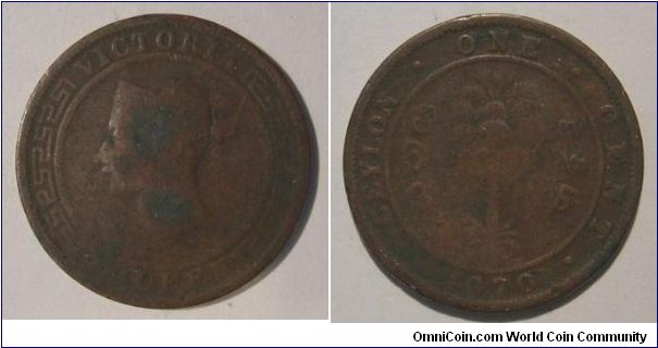 1 Cent
Ceylon
Victoria