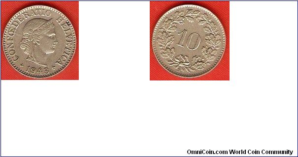 10 rappen
copper-nickel