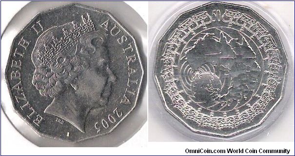 50 cent coin, Royal Visit