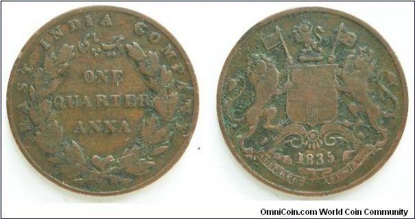 Quarter Anna
East India Company