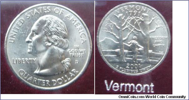 2001 Commemorative Quarters Denver Set