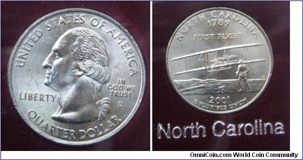 2001 Commemorative Quarters Denver Set