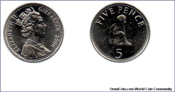 2006 5 pence