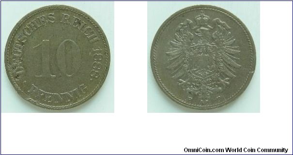 1888FF
10 Pfennig