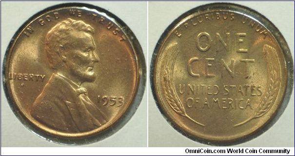 1953 Lincoln, One Cent