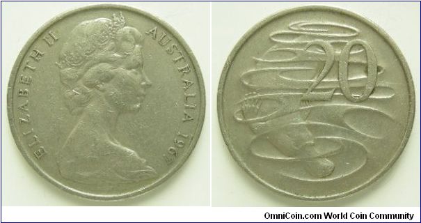 20 cents
Elizabeth II