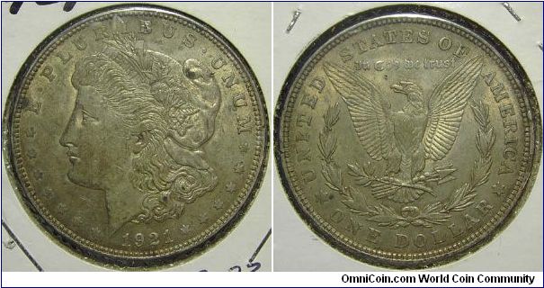 1921 Morgan, One Dollar