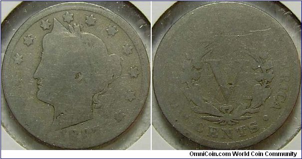 1897 Liberty Head, Five Cents