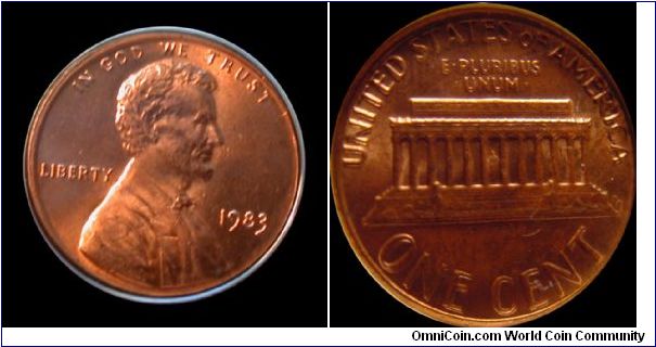 1983 Lincoln Cent Doubled Die Reverse