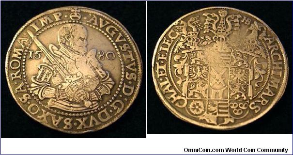 Albertine Line, 1580, Germany-Saxony 

After 12 years this coin was returned by the parents of the kid who stole it. I'm very pleased about that.