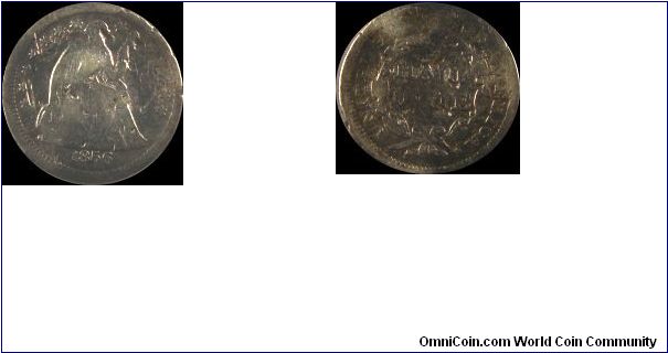 1856 Seated Half Dime
Metal Detector Find