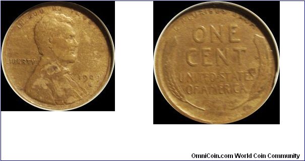 1909-S Lincoln Cent
S over Horizontal S