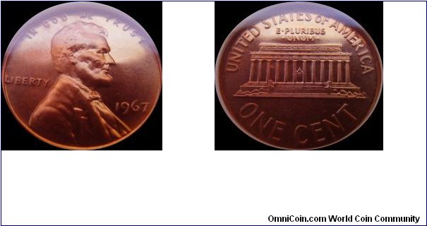 1967 Lincoln Cent
Proof (SMS)