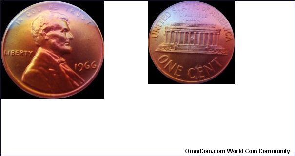 1966 Lincoln Cent Proof (SMS)