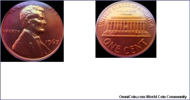 1967 Lincoln Cent Proof (SMS)