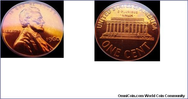1960 Lincoln Cent Proof