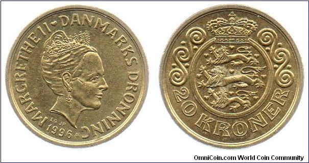 1996 20 Kroner