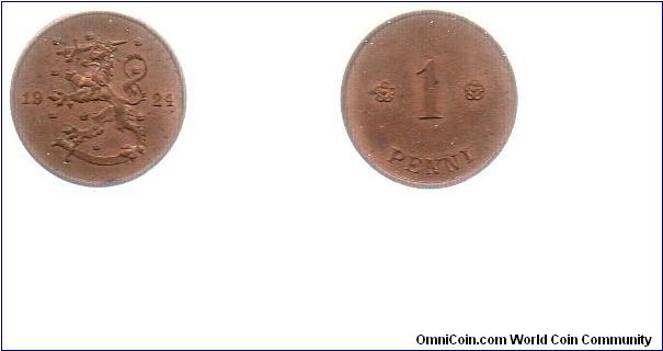 1924 1 penni
