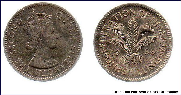 1959 1 shilling