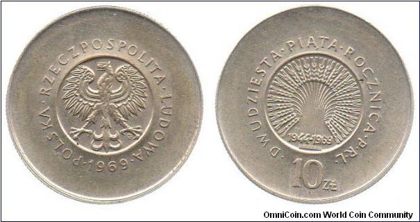 1969 10 Zlotych