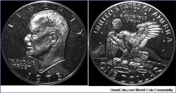 1973-S Eisenhower Dollar