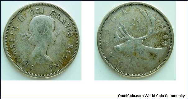 1960H
25 cents
Elizabeth II