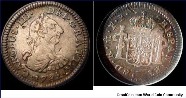 1781 One real
Mexico Mint
Metal Detector Find