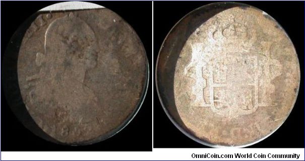 1802 One real
Mexico Mint
metal Detector Find