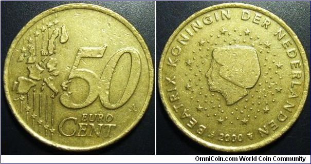 Netherlands 2000 50 cents. Special thanks to RickieB!