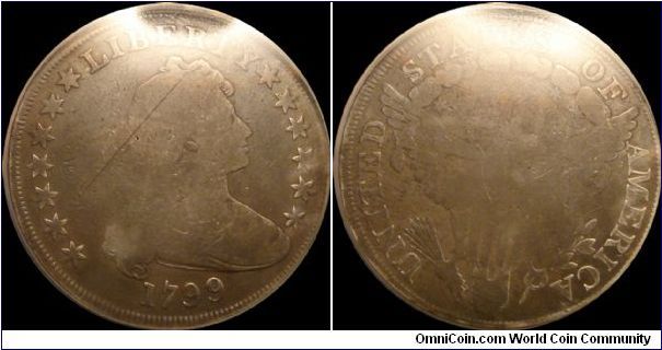 1799 Draped Bust Dollar
BB-167, B-14