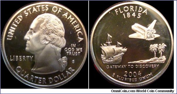 2004-S Proof Washington State Quarter
Florida