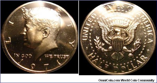 1971-S Proof Kennedy Half Dollar