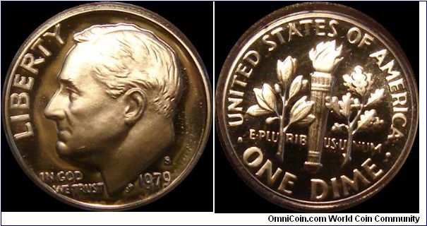 1979-S Proof Roosevelt Dime