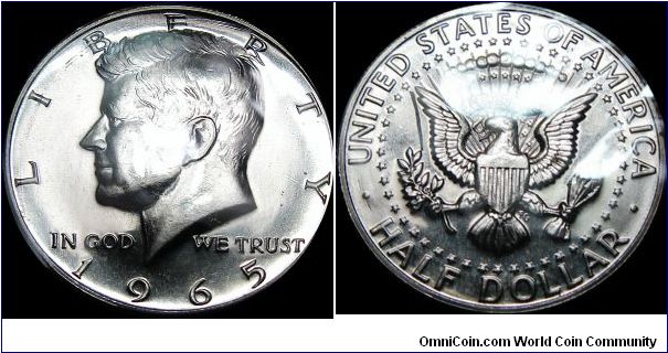 1965 SMS Kennedy Half Dollar
No Proof Sets This Year