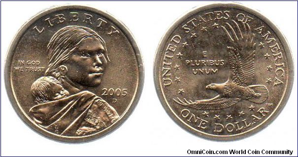 2005 Sacagewea Dollar