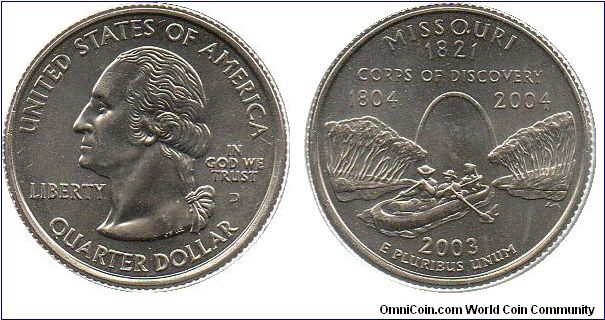 2003 1/4 Dollar - Missouri