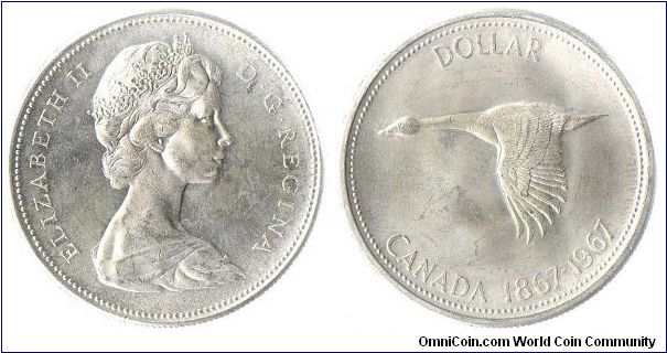 1967 1 Dollar - Canada Goose