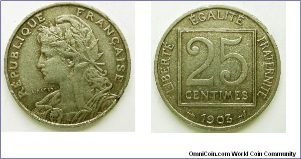 25 centimes