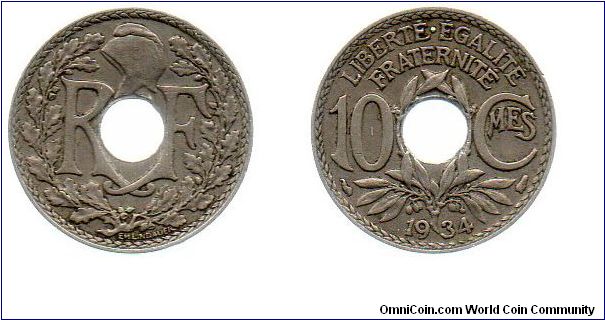 1934 10 centimes