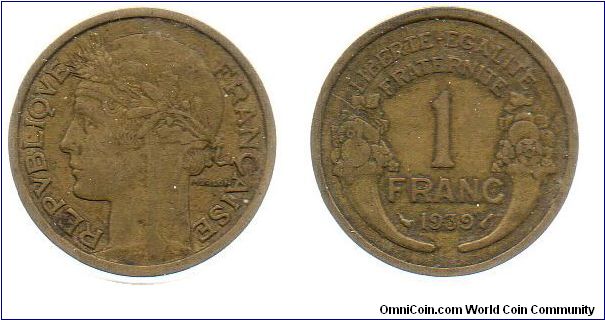 1939 1 Franc