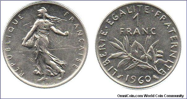 1960 1 Franc